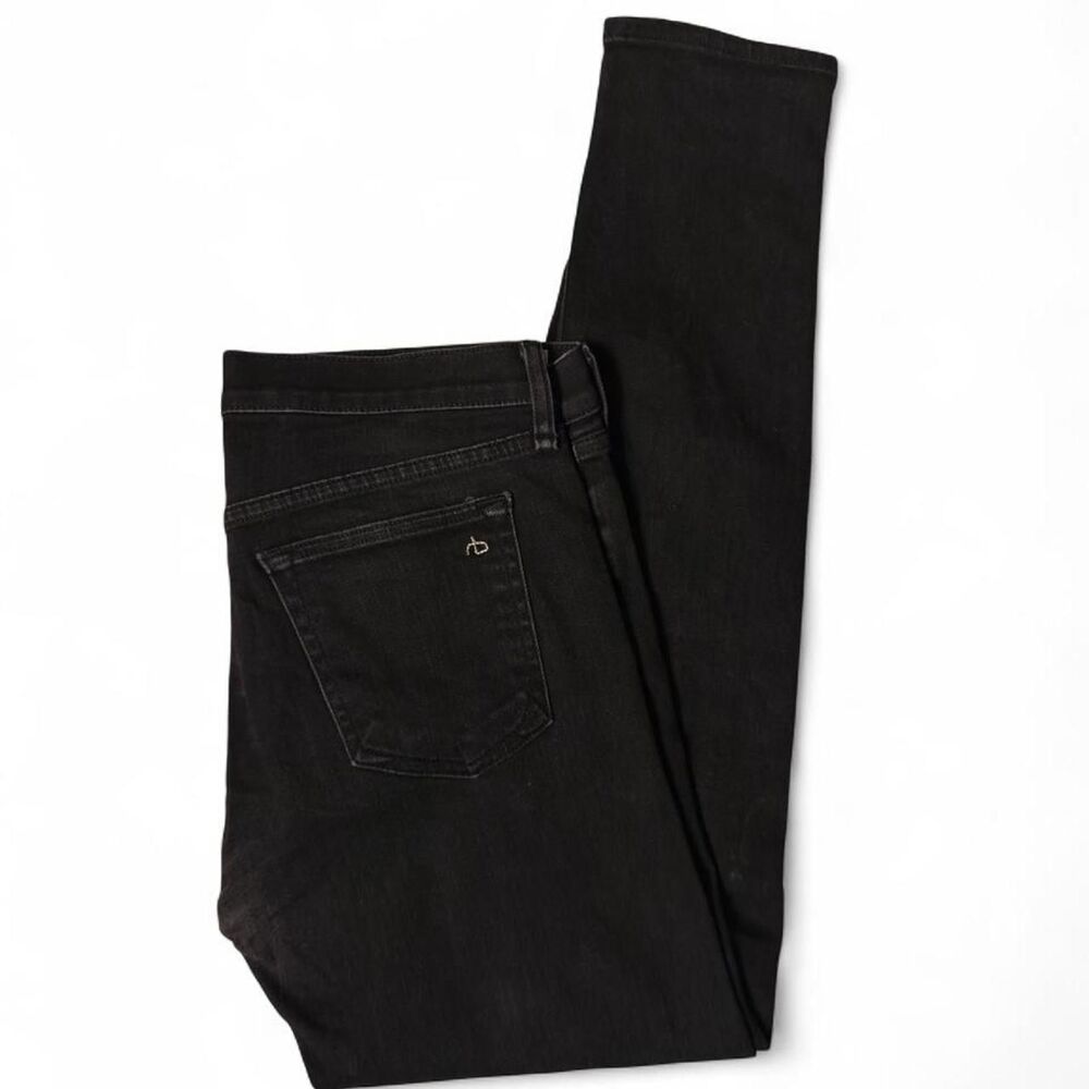 (2014) rag & bone Fit 1 Extra Slim Jeans - Black - 31x30